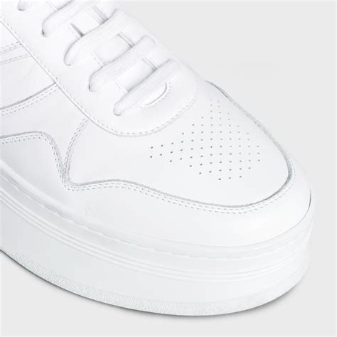 celine block sneaker|Celine optic white block sneakers.